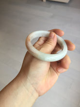 Load image into Gallery viewer, 55mm Certified Type A 100% Natural light green white red Jadeite bangle PB197-6665
