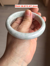Load image into Gallery viewer, 52-63mm certified Type A 100% Natural dark green/white/purple/black Jadeite Jade bangle group with defects PA

