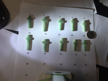 Load image into Gallery viewer, 100% Natural type A light green gray jadeite Jade Hand-held cross or cross pendant necklace PA208
