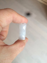 Load image into Gallery viewer, 100% Natural type A green/white/purple Jadeite Jade bamboo pendant group AC81
