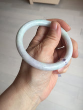 Load image into Gallery viewer, 58.5mm certified 100% natural type A light green/white/purple round cut jadeite jade bangle PC33-2675
