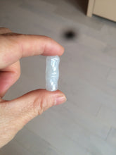Load image into Gallery viewer, 100% Natural type A green/white/purple Jadeite Jade bamboo pendant group AC81
