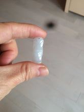 Load image into Gallery viewer, 100% Natural type A green/white/purple Jadeite Jade bamboo pendant group AC81
