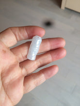 Load image into Gallery viewer, 100% Natural type A green/white/purple Jadeite Jade bamboo pendant group AC81
