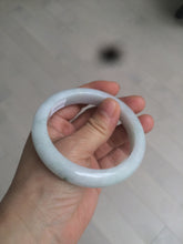 Load image into Gallery viewer, 57mm certified 100% natural type A light green/white jadeite jade bangle AX83-5063
