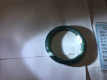 Load image into Gallery viewer, 58.9mm Certified Type A 100% Natural dark green/blue/gray/black Guatemala Jadeite bangle PJ134-1481
