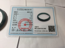 Load image into Gallery viewer, 60.6mm Certified Type A 100% Natural dark green/blue/gray/black Guatemala Jadeite bangle PJ135-1486

