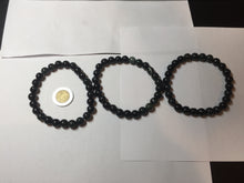 Load image into Gallery viewer, AllaboutjadeCanada.com only. 6.5-7.5mm 100% natural black/blue/green/brown(Wuji, Mocui) jadeite jade beads bracelet AK8 (Add on item, not sale individually. ) .
