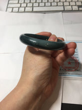 Load image into Gallery viewer, 60.6mm Certified Type A 100% Natural dark green/blue/gray/black Guatemala Jadeite bangle PJ135-1486
