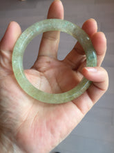 Load image into Gallery viewer, 58.8mm 100% natural fresh icy green mica bangle SY75
