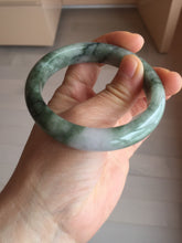 Load image into Gallery viewer, 56.5mm Certified 100% natural Type A light green/purple Whispers of the Spring Breeze jadeite jade bangle PH104-5441
