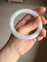 Load image into Gallery viewer, 54.5mm certified 100% natural Type A light green white yellow purple(FU LU SHOU) round cut jadeite jade bangle AA125-4900
