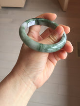 Load image into Gallery viewer, 56.5mm Certified 100% natural Type A light green/purple Whispers of the Spring Breeze jadeite jade bangle PH104-5441
