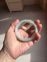 Load image into Gallery viewer, 53.2mm Certified Type A 100% Natural light green purple white Jadeite bangle PB291-3362
