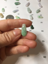 Load image into Gallery viewer, 100% Natural type A sunny green white purple yellow Jadeite Jade blessed melon pendant group PA209
