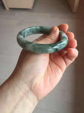 Load image into Gallery viewer, 56.5mm Certified 100% natural Type A light green/purple Whispers of the Spring Breeze jadeite jade bangle PH104-5441
