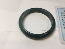 Load image into Gallery viewer, 60.5mm Certified Type A 100% Natural dark green/blue/gray/black Guatemala Jadeite bangle PJ136-1477
