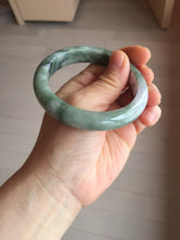 Load image into Gallery viewer, 56.5mm Certified 100% natural Type A light green/purple Whispers of the Spring Breeze jadeite jade bangle PH104-5441
