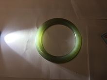 Load image into Gallery viewer, 55mm certified 100% Natural dark green gray flat nephrite bangle HN155-9687
