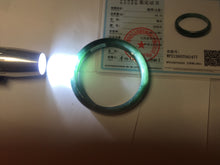 Load image into Gallery viewer, 60.5mm Certified Type A 100% Natural dark green/blue/gray/black Guatemala Jadeite bangle PJ136-1477
