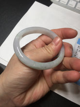 Load image into Gallery viewer, 51mm certified Type A 100% Natural green/purple/white oval Jadeite Jade bangle BM59-0262
