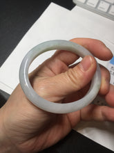 Load image into Gallery viewer, 51mm certified Type A 100% Natural green/purple/white oval Jadeite Jade bangle BM59-0262
