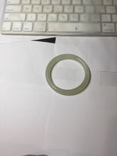 Load image into Gallery viewer, 53.6mm Certified 100% Natural icy watery Crystal Sugar Yellow White(黄冰糖) Nephrite Bangle HN156-9688
