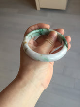 Load image into Gallery viewer, 59.5mm certified Type A 100% Natural light purple light brown dark green sunny green Jadeite Jade bangle AA48-3312
