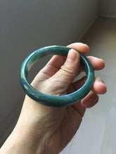 Load image into Gallery viewer, 59.8mm Certified Type A 100% Natural dark green/blue/gray/black Guatemala Jadeite bangle PJ148-1482
