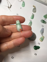 Load image into Gallery viewer, 100% Natural type A sunny green white purple yellow Jadeite Jade blessed melon pendant group PA209
