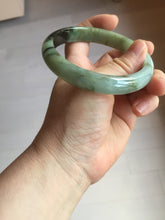 Load image into Gallery viewer, Sold. Please don&#39;t order. Thanks. 61mm Certified 100% natural Type A dark green/sunny green/black/red/brown jadeite bangle PD82-9786
