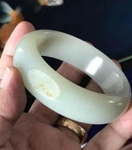 Load image into Gallery viewer, 53.2mm 100% natural red/pink/white square red jasper stone bangle XY77
