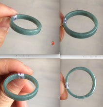 Load image into Gallery viewer, 21.2mm/size 11 3/4 100% natural type A icy watery green/white/yellow jadeite jade band ring G105- 11 3/4
