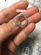 Load image into Gallery viewer, 100% natural type A green/blue/purple Guatemala jadeite jade band ring group AT111
