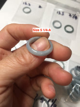 Load image into Gallery viewer, 100% natural type A green/blue/purple Guatemala jadeite jade band ring group AT111
