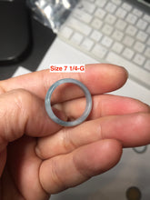 Load image into Gallery viewer, 100% natural type A green/blue/purple Guatemala jadeite jade band ring group AT111
