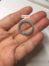 Load image into Gallery viewer, 100% natural type A green/blue/purple Guatemala jadeite jade band ring group AT111
