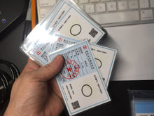 Load image into Gallery viewer, 54-64mm certified 100% Natural dark green black (青玉) slim round cut nephrite group Jade bangle HT106
