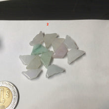 Load image into Gallery viewer, 12 Pieces of Type A 100% Natural icy watery green/white/purple Jadeite Jade Ingots AX55

