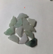Load image into Gallery viewer, 12 Pieces of Type A 100% Natural icy watery green/white/purple Jadeite Jade Ingots AX55
