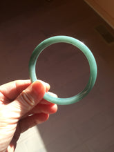 Load image into Gallery viewer, 59.2mm Certified Type A 100% Natural green/blue/black/gray/black Guatemala slim Jadeite bangle PF11-5873
