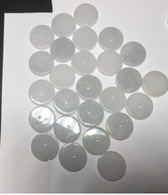 Load image into Gallery viewer, 14.8mm Type A 100% Natural icy watery light purple/yellow/white /green Jadeite Jade Safety Guardian Button Pendant group AX161
