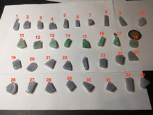 Load image into Gallery viewer, 100% natural type A icy watery sunny green/purple small Jadeite Jade baroque pendant group AX149
