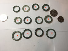 Load image into Gallery viewer, 100% natural type A ice watery oily dark green/gray/black(冰油青) jadeite jade band ring PB121
