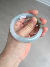 Load image into Gallery viewer, 53mm certified 100% natural Type A light green brown jadeite jade bangle AX133-7691
