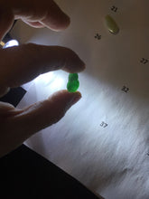 Load image into Gallery viewer, 100% Natural type A sunny green white purple yellow Jadeite Jade blessed melon pendant group PA209

