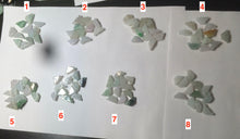 Load image into Gallery viewer, 12 Pieces of Type A 100% Natural icy watery green/white/purple Jadeite Jade Ingots AX55
