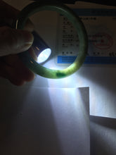 Load image into Gallery viewer, 60.2mm certified type A 100% Natural sunny green brown oily dark green gray black Jadeite jade bangle PH191-6937
