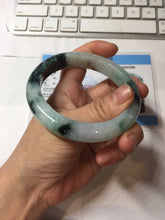 Load image into Gallery viewer, 59.6mm certified Type A 100% Natural light green purple Jadeite bangle PJ130-7293
