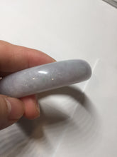 Load image into Gallery viewer, 47mm 100% natural Type A sunny green purple yellow brown oval jadeite bangle PD15
